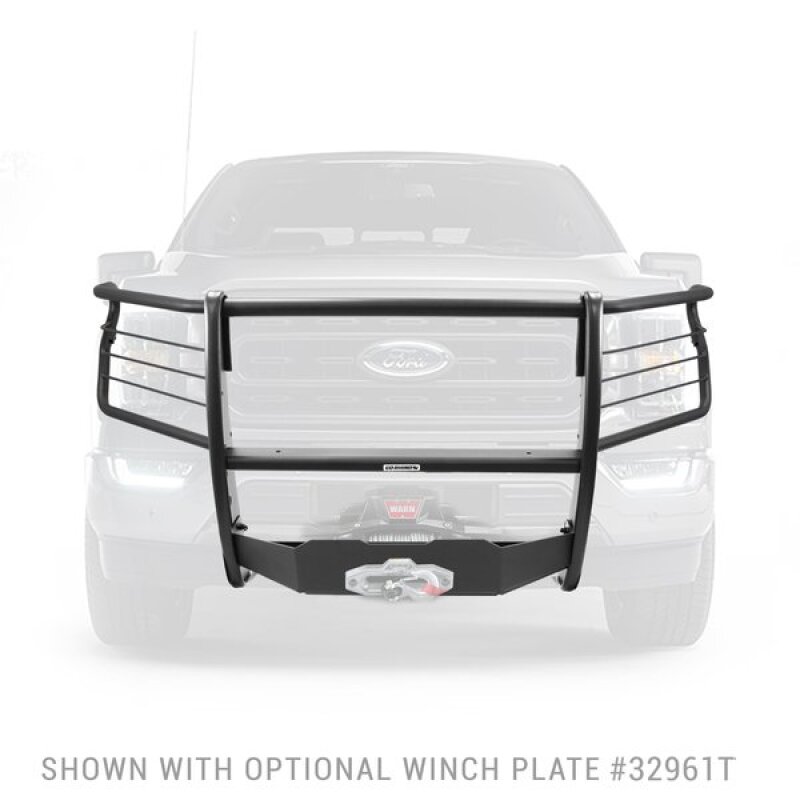 Ford F-150 Grille Guard - Front - Go Rhino - 3100 Series StepGuard - Textured Black - `18-`20